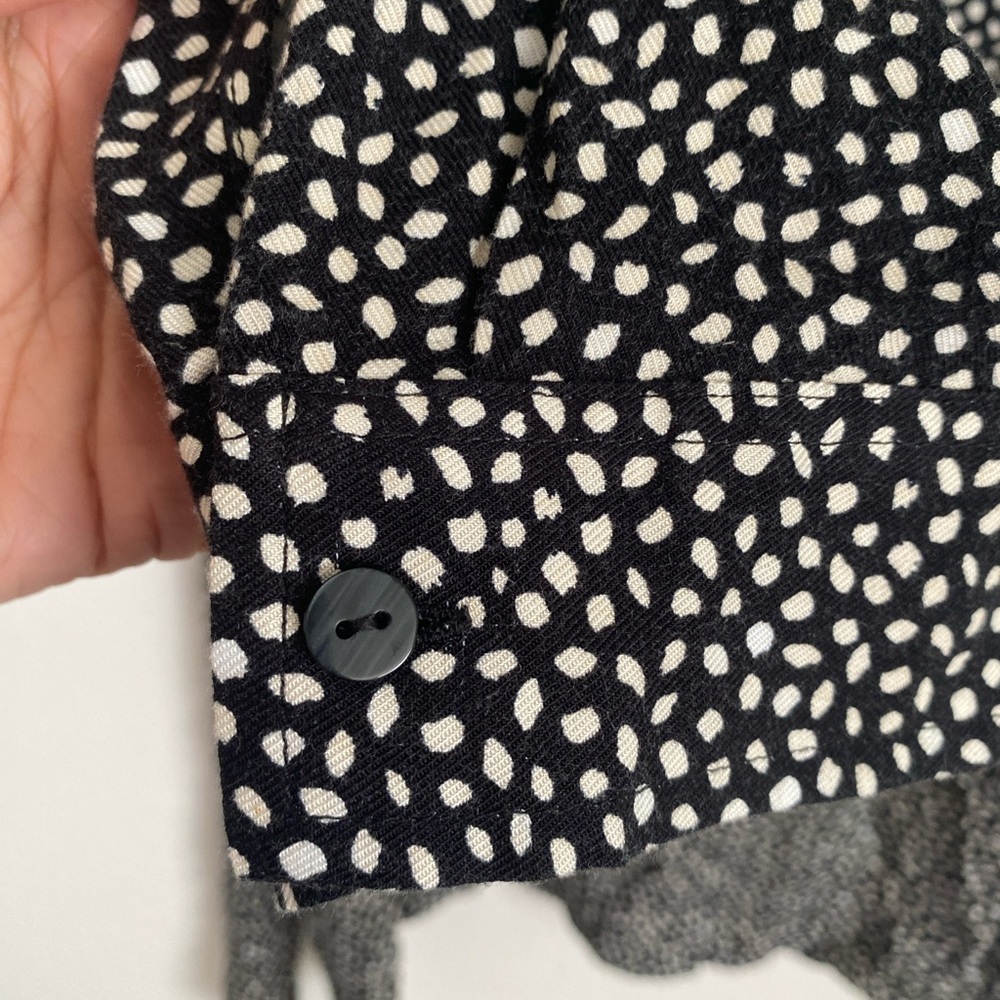 Westbound Gray Asymmetrical Button Down Shirt - image 2